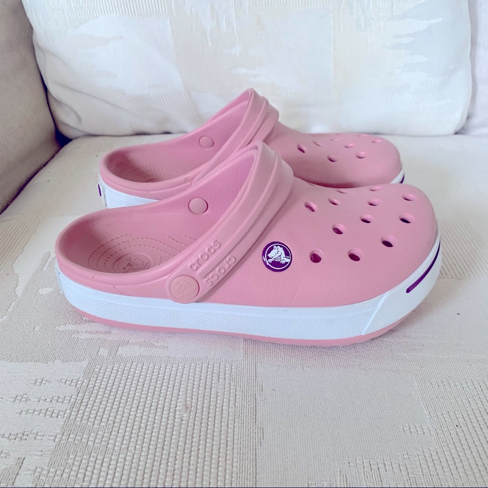 Crocs Clog Little Girls Size 2 Pink